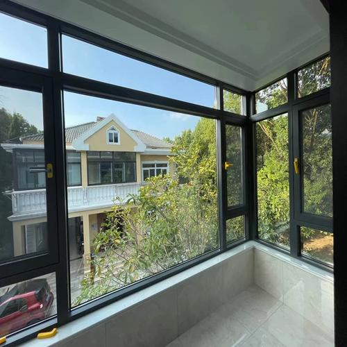 宁波钢结构铝合金阳光房露台断桥铝门窗封阳台玻璃房天井定制