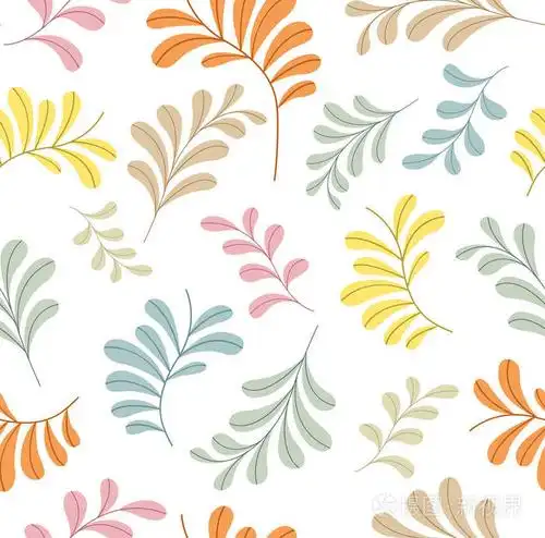 几何花矢量无缝图案.抽象向量纹理.装饰艺术留下背景