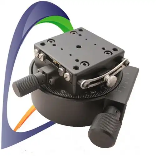 旋转转台nt201rgm精密二维手动光学俯仰云台角位台工作台