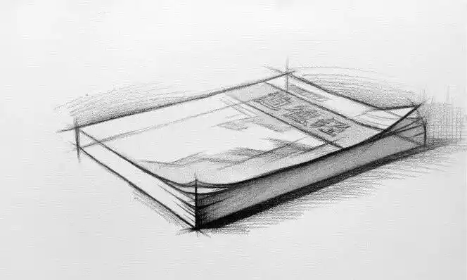 书的素描画和教程