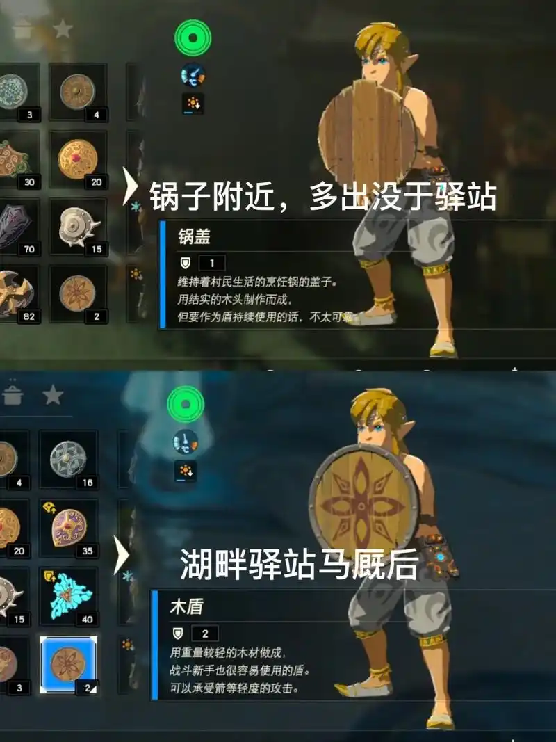 海拉鲁盾牌发烧友2号(老大是雪山上那位.#塞尔达传 - 抖音