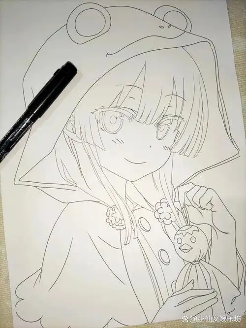 马克笔绘画动漫女日常画画 爱画画的日常🌸 ❤️记录好上色顺序