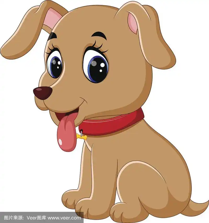 可爱的小狗卡通