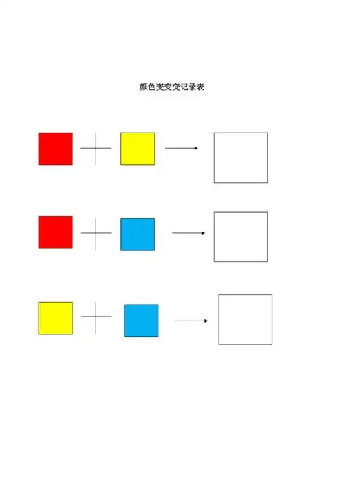 中班教案颜色变变变doc
