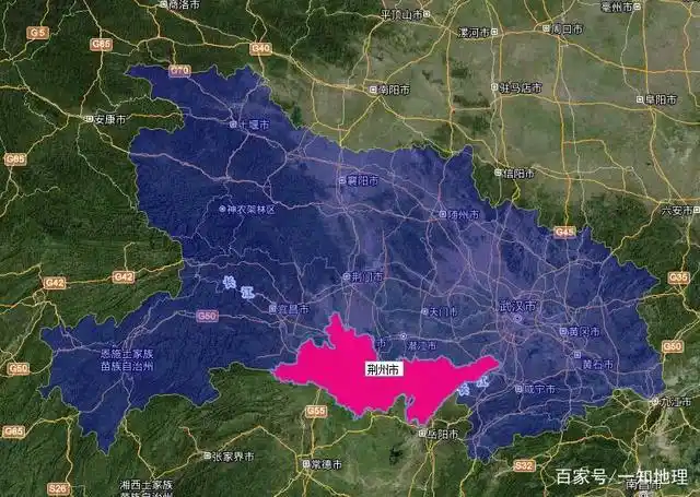 湖北荆州市建成区面积排名,沙市区面积最大,你那里排第几名呢