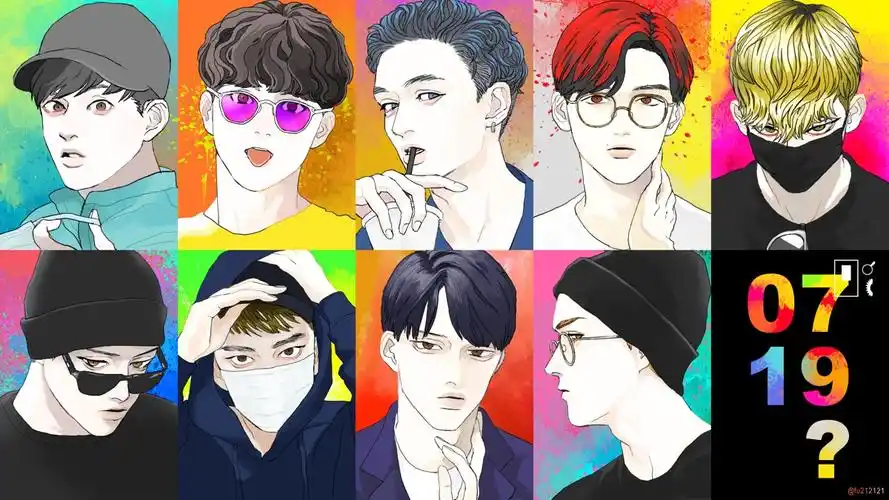 exo吴世勋 漫画手绘