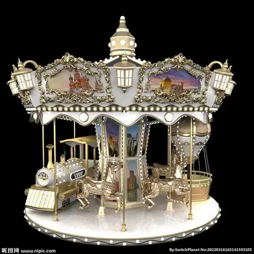 典雅欧洲元素旋转木马设计图__3d作品_3d设计_设计图库_昵图网nipic.