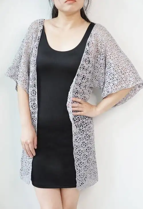 no·244 花样年华 — 钩针镂空开衫