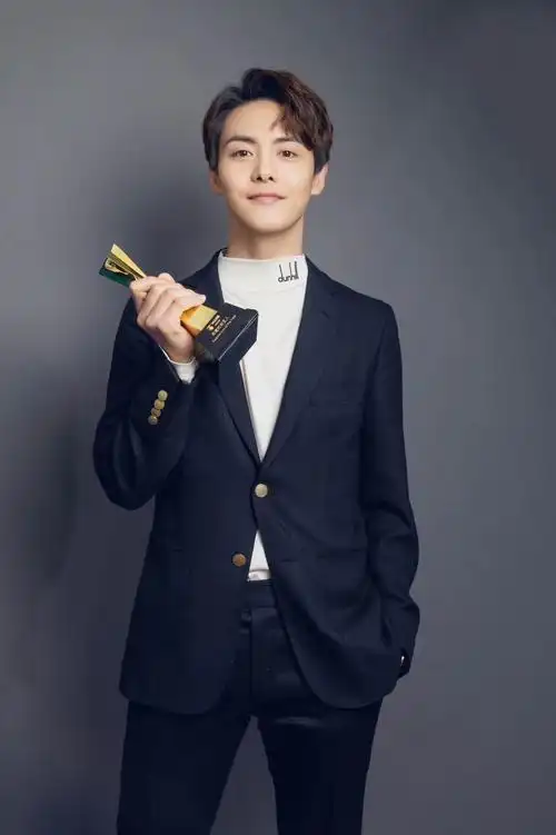 马天宇复古风西装亮相时尚先生盛典儒雅帅气荣获年度时尚艺人