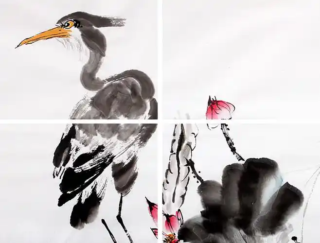 国家一级美术师王宝钦四尺斗方荷花图《荷风送香气》 - 荷花图 - 99