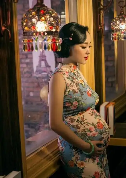旗袍孕妈咪