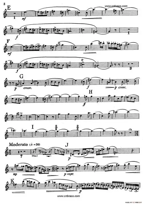 亨德米斯 奏鸣曲 圆号独奏