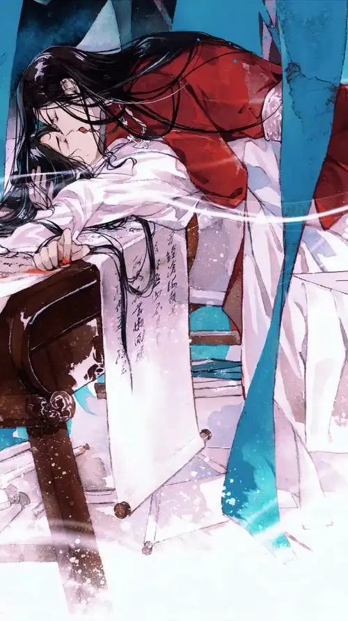 天官赐福英文版封面及插图  真的太美太好看了   每一张都是绝美壁