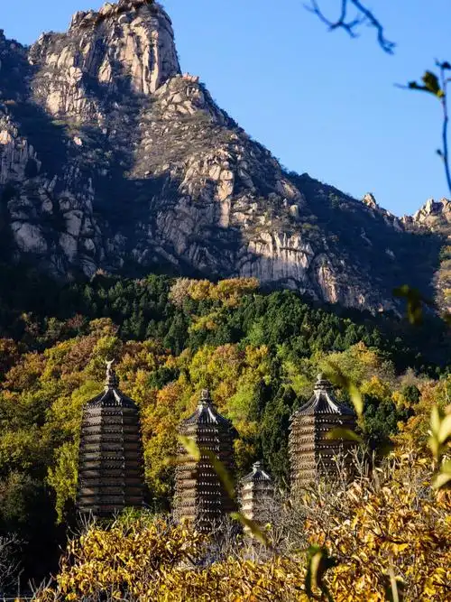 古建筑北京昌平银山塔林