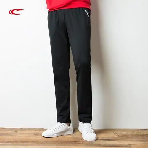赛琪男运动长裤2019春季百搭跑步健身田径针织散口裤子男装休闲裤