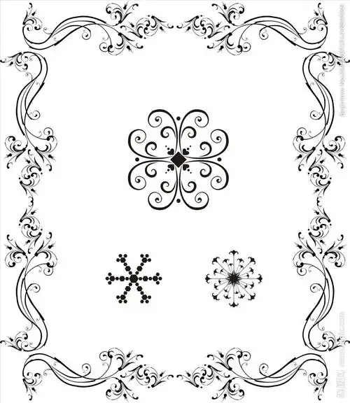 花纹花边图片