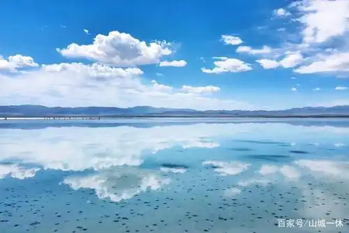 游青海茶卡盐湖美景