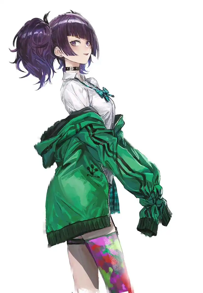 一组动感十足的动漫角色插画,画风十分精致华丽,by infukun.