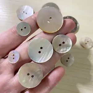 两眼两孔马氏贝白色衬衫贝壳纽扣针织衫毛衣开衫衣服扣子diy辅料