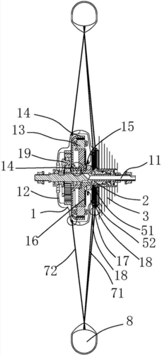 电机轮毂结构及自行车的后轮制造技术