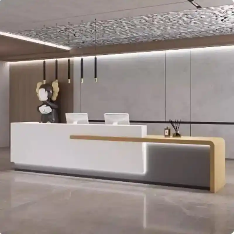 前台接待台收银台迎宾台烤漆店铺公司宾馆美容院酒店吧台定制包邮