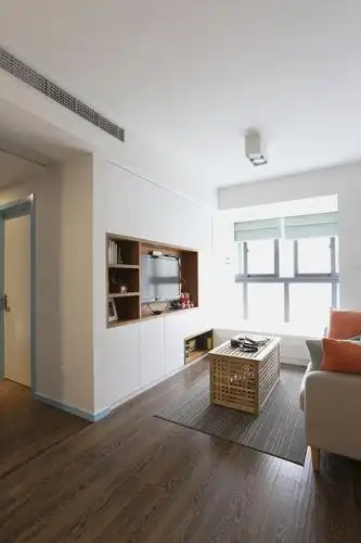 63平小户型之家电视墙设计