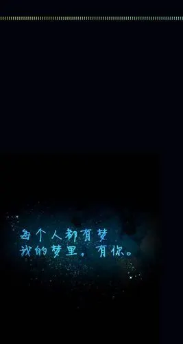 星空壁纸(唯美文字)每个人都有梦,我的梦里——有你.by:神经病患者tz