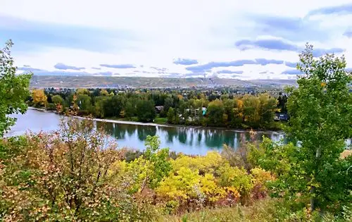 加拿大卡尔加里 秋天的美景