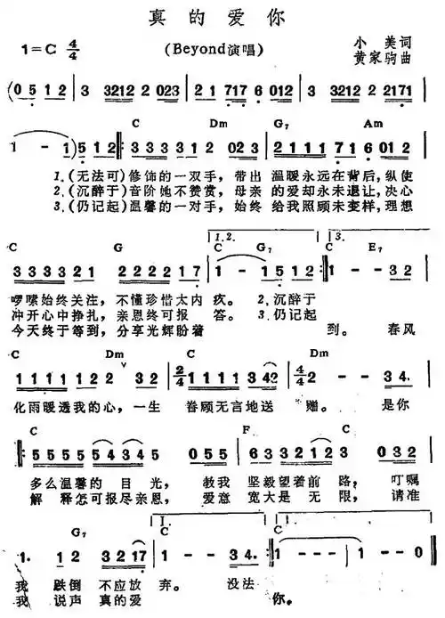 真的爱你beyond经典歌曲口琴倾情演奏