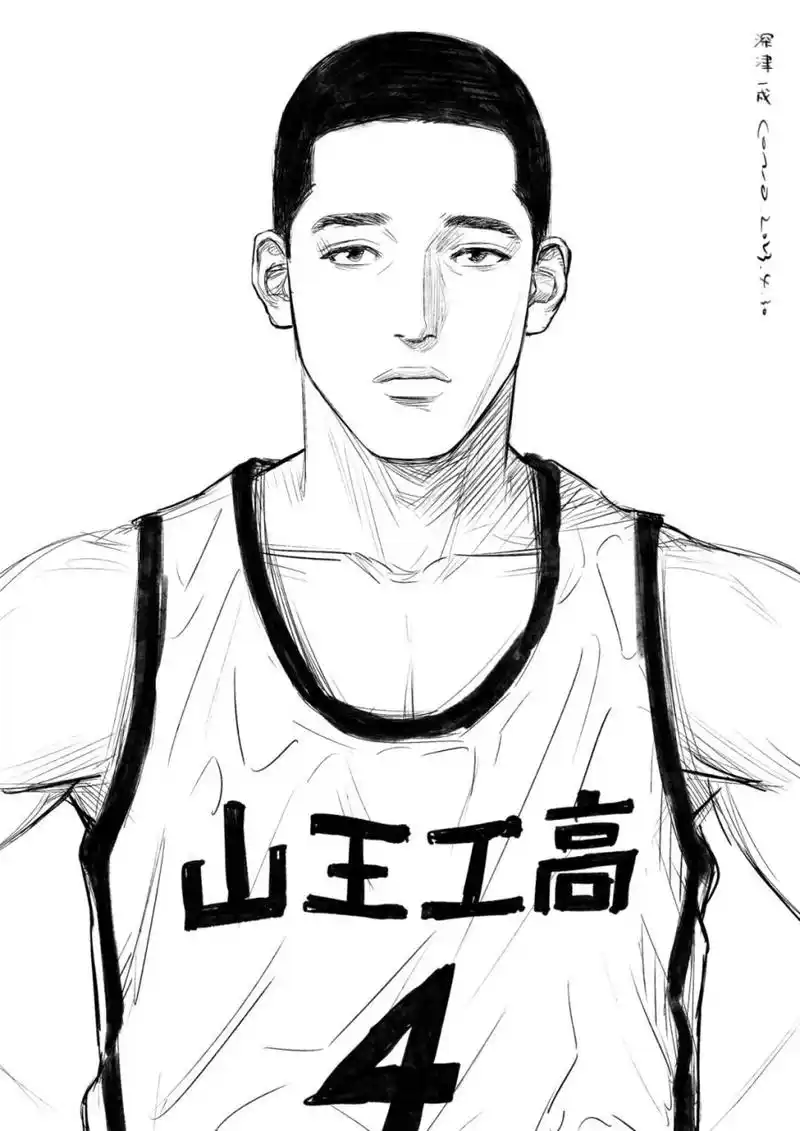 深津一成 山王之王,冷静,目中无人 看完电影对他印象很深,比漫画里帅