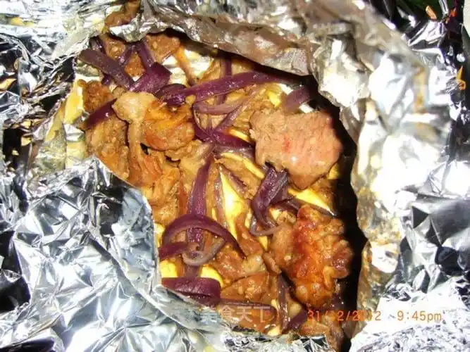 锡纸烤羊肉