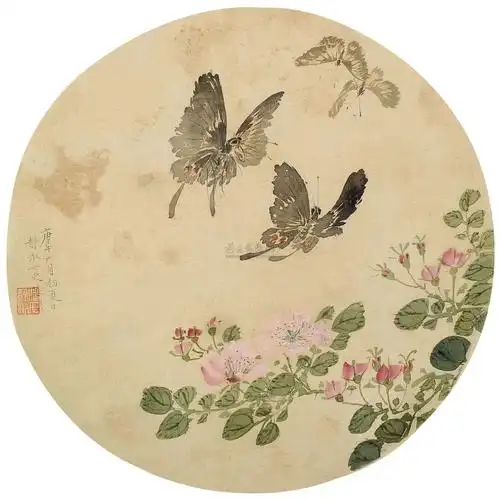 中国画团扇作品为主的作品集