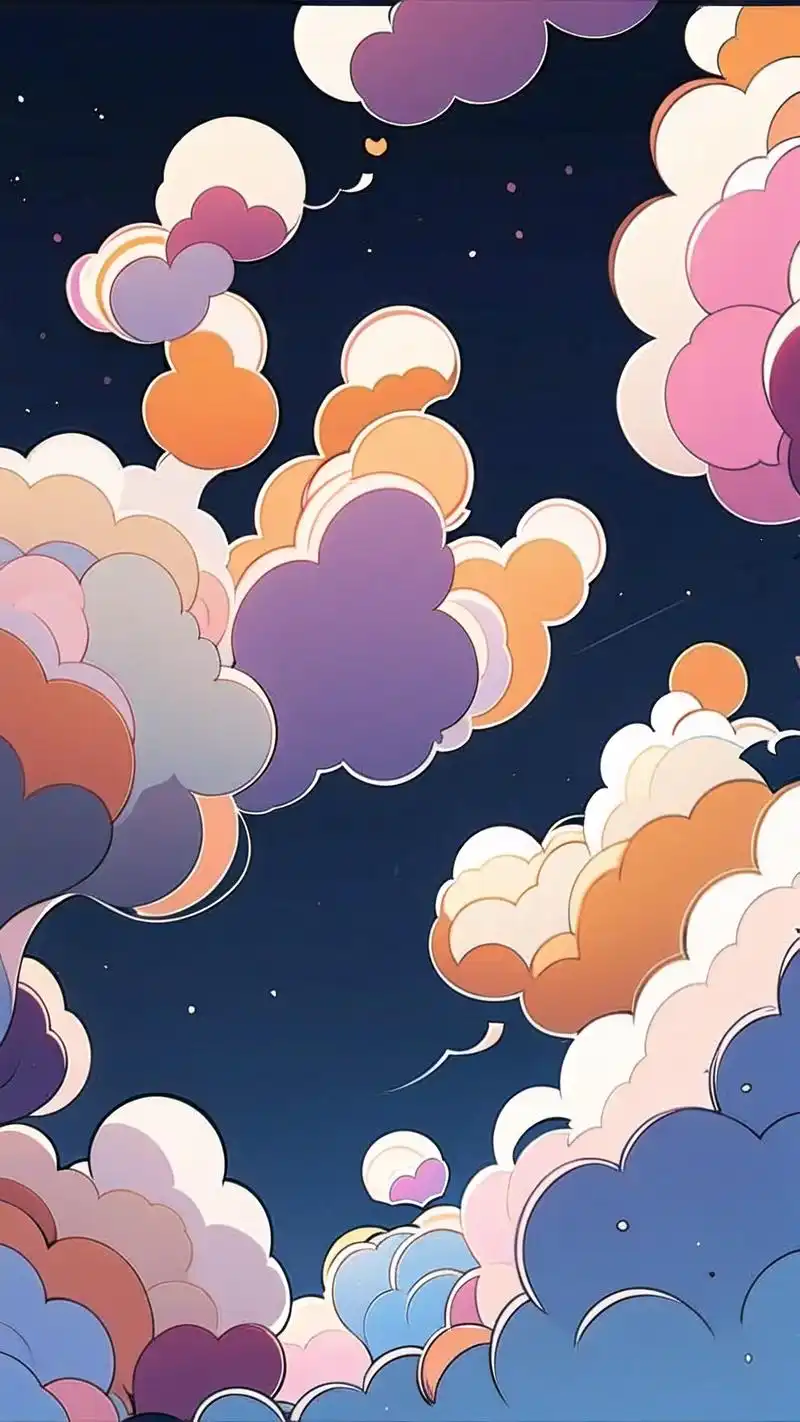 94干净舒服的天空聊天背景图96