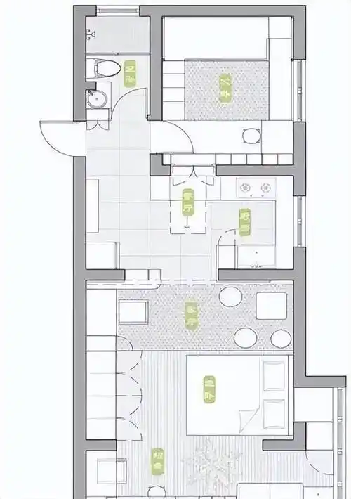 45平米小户型惊艳设计两室两厅游乐园简直太棒了