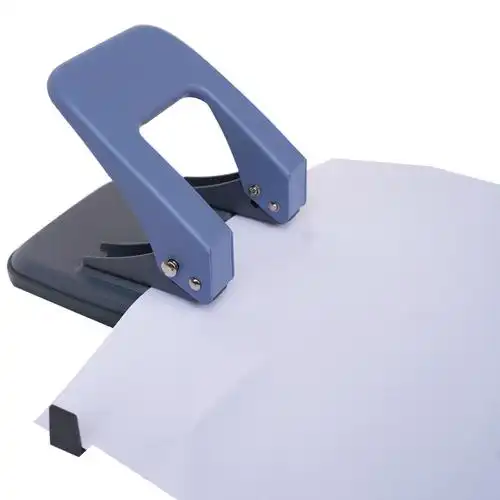 得力0104双打孔器活页文件夹文具装订双孔打动动机打孔机
