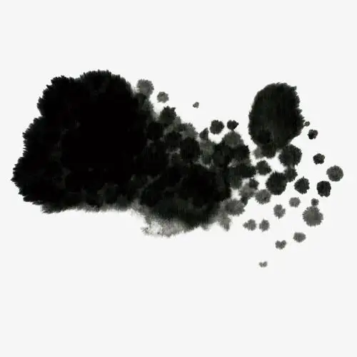 关键词 : 黑色,染料,脚印,墨点