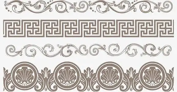 经典矢量花纹素材_经典矢量花纹图片元素-觅元素