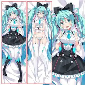 初音未来miku公主殿下等身长条抱枕动漫周边萌妹宅男定制生日礼物