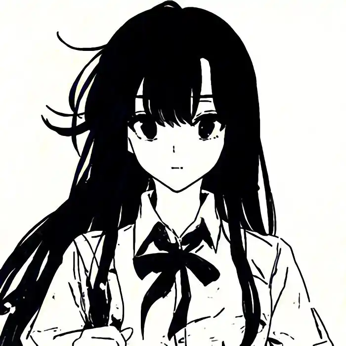 日漫可爱黑白动漫女生头像