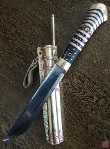 保安腰刀精品折花刀西瓜头10寸