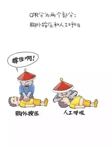 漫画|皇上"驾崩了"?别急,试试心肺复苏术!