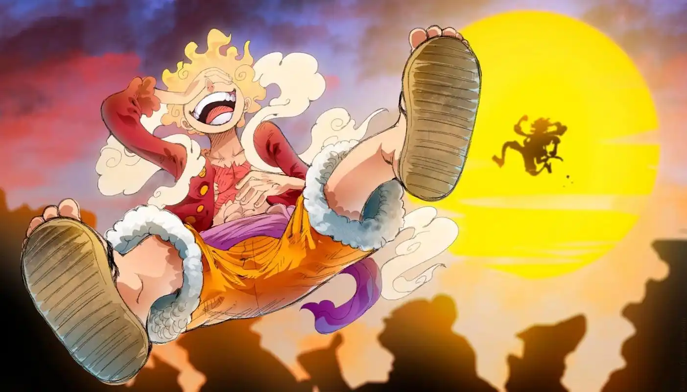 路飞尼卡形态(五档) 路飞的五档终于要来了,超级期待!