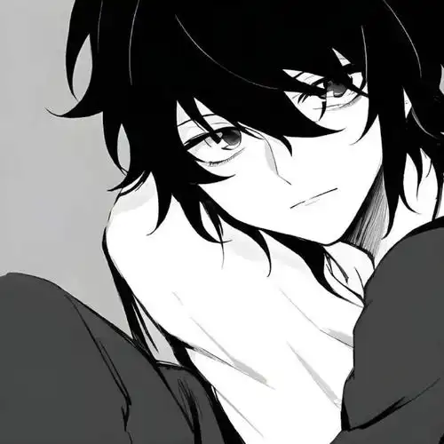 动漫男头黑白##二次元新鲜事