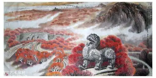 李晓东作品欣赏:虎踞龙盘今胜昔