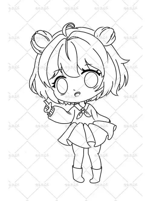 q版  #q版动漫  #创意美术  #动漫  #二次元  #动漫人物临摹  #动漫