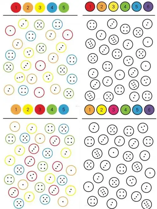 7715幼小宝宝的点点数感77专注力训练99