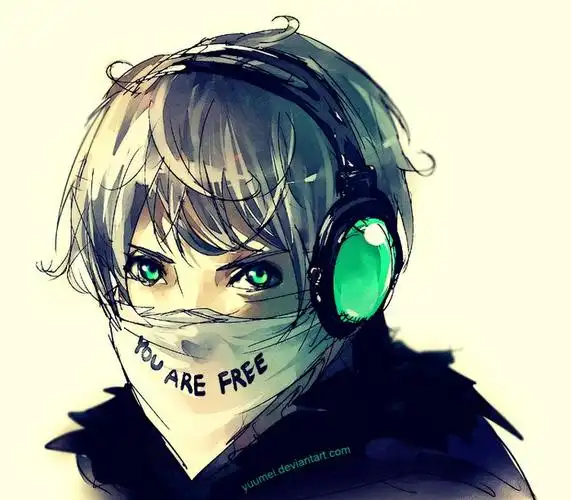 男生 头像 口罩