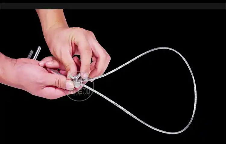 厂家供应套猪器 优质猪用保定绳养猪设备 猪打针用套猪绳子带开关