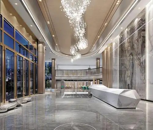 现代大厅接待区会议区 - 效果图交流区-建e室内设计网