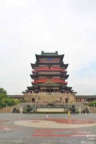 滕王阁,主体建筑高57.